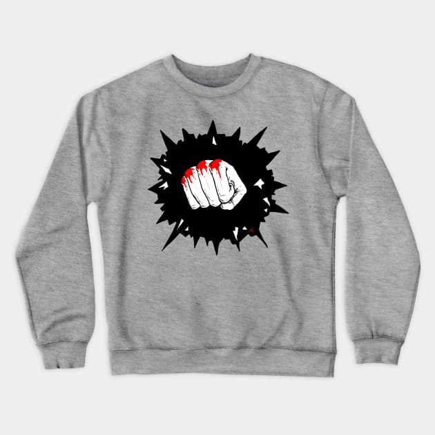 Damaged Crewneck Sweatshirt by Corey Has Issues